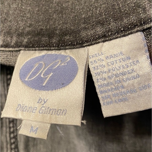 Diane Gilman rhinestone jeans jacket in midnight blue. Fun garment for you. - Picture 6 of 6